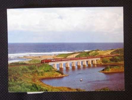 Umgababa River, Natal South Coast ( S.A.R. Publicity and Travel Dept.)