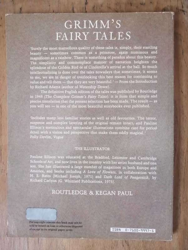Grimm`s Fairy Tales Illustrated by Pauline Ellison