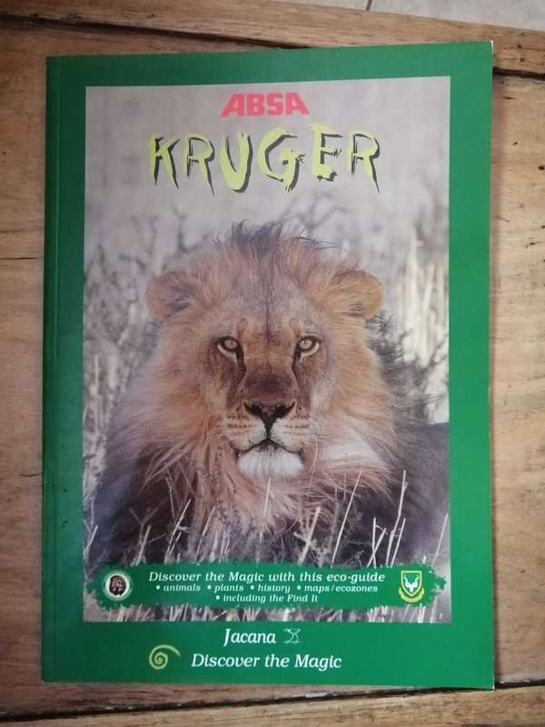 Kruger eco-guide . Animals, plants, history, maps/ecozones. Including the Find It.