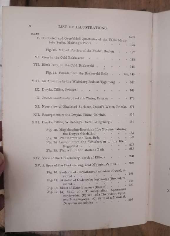 The Geology of Cape Colony - Rogers & Du Toit (1909)