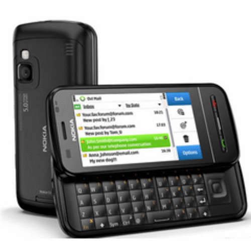 **Nokia C6 Used** (used for 4 months) + leather pouch!