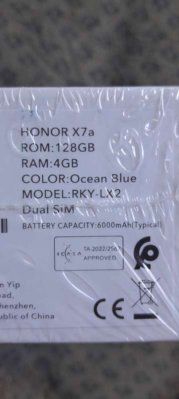 HONOR X7a