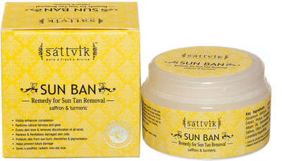 Visibly Enhance Complexion with SATTVIK SUNBAN