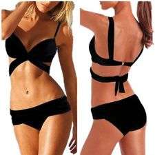 Black Criss Cross Bikini