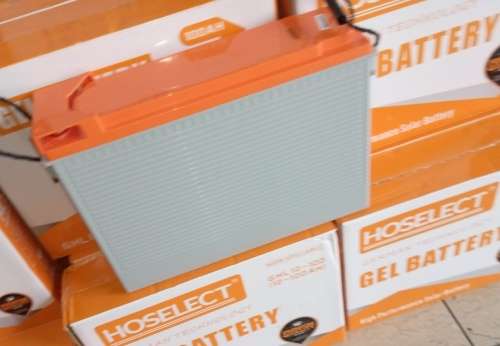 Hoselect 12v 100ah Slim design Gel Solar abattery
