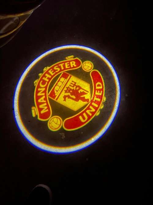 Manchester United Car Door Ghost Lights