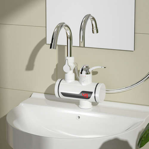 Base Mount - Instant Electric faucet with handheld shower head