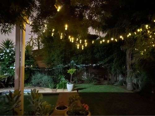 Hanging Water Drop Waterproof Fairy String Solar Lights (warm white)