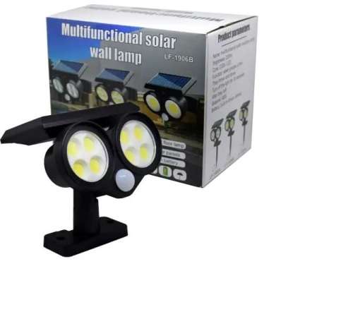 Multifunctional Solar lamp - wall mount or ground spike