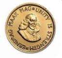 1977 9 Coins Long Proof Set, With 1 R  Gold Coin And 1 R Silver Coin. (2 Rand Gold Coin Missing)