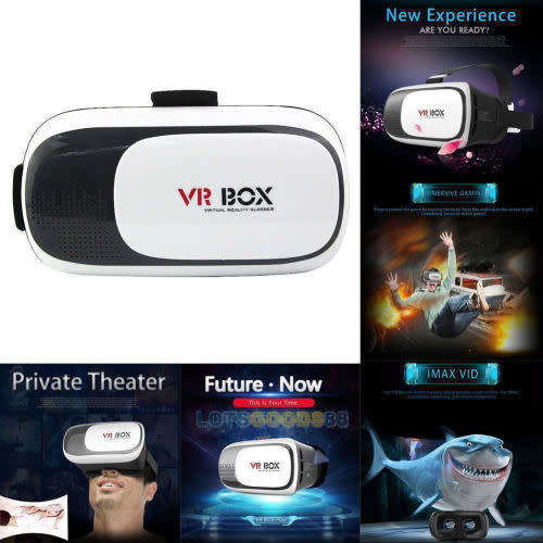Professional 3D VR Box 2.0 II 3D Glasses with Bluetooth Remote - Virtual Reality VR BOX