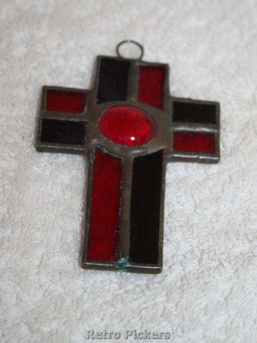 Glass Cross Pendant