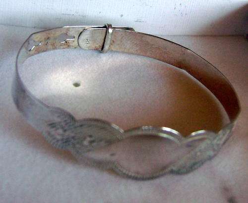 Silver Christening Braclet