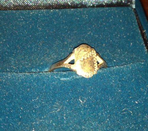 Silver Christening Ring