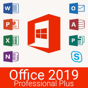 Microsoft Office 2019 Pro Plus 32/64 Bit Lifetime License Genuine Key Instant Delivery