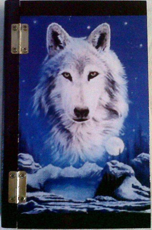 White Wolf Card Box