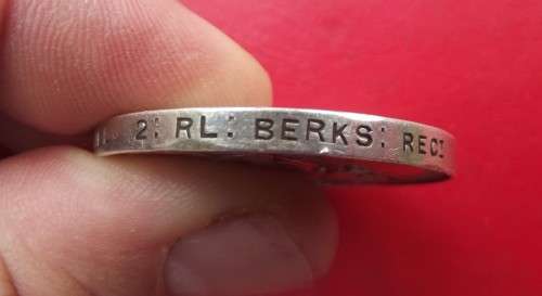 BOER WAR QSA TO 4695 CORPORAL L.C. GILL, 2nd ROYAL BERKSHIRE REGIMENT. DISC ONLY.