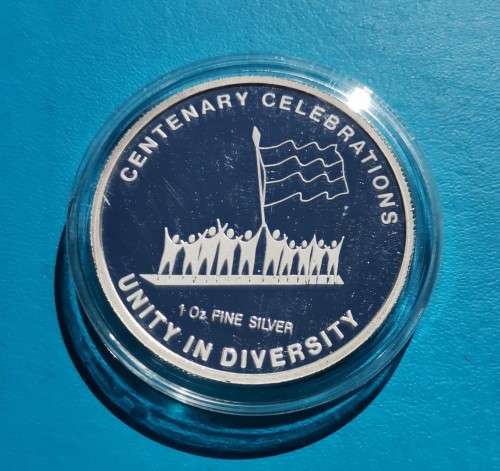 1 OZ FINE PROOF SILVER NELSON MANDELA MEDALLION. FINE CHRISTMAS GIFT.