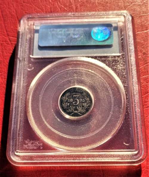 ZAR 1895 3P. PCGS XF40.