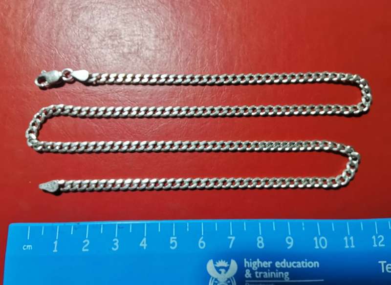 925 SILVER MEN`S CHAIN. 13.40 GRAMS. 50CM.`