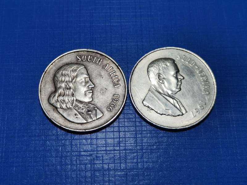 2 X RSA SILVER RANDS. BID PER 1R TO TAKE BOTH.