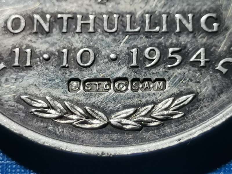 STERLING SILVER KRUGER KERKPLEIN MEDALLION. STAMPED. WEIGHT: 15.95 GRAMS