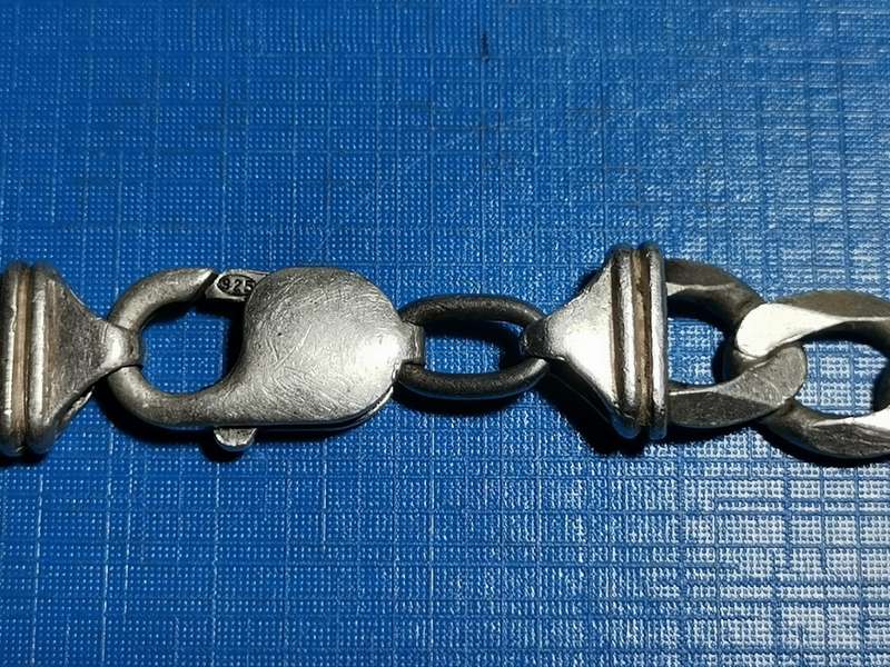 925 SILVER MEN`S BRACELET. WEIGHT: 23.16 GRAMS.