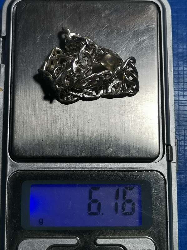 925 SILVER BRACELET. STAMPED. WEIGHT: 6.16 GRAMS. NEW CONDITION.