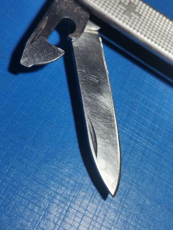 SAW / SADF ISSUE SILVER ALOX VICTORINOX POCKET KNIFE WITH NATO NUMBER