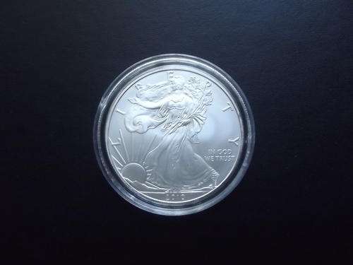 1 x Liberty Silver Eagle 1oz Fine Silver coin (2010).