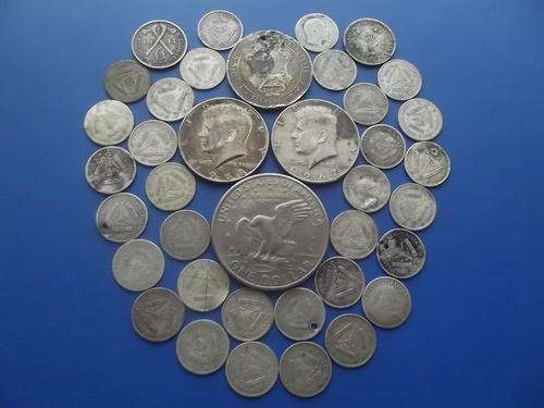 A collection of Silver coins, mostly from South-Africa - R1 Start!!!
