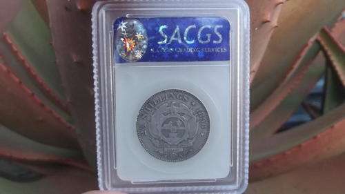 A ZAR 1896 Silver Half Crown, VF20 - R1 Start!!!