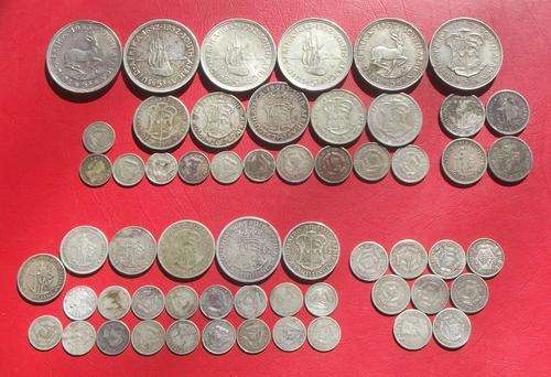 BIG COLLECTION OF UNION SILVER COINS - COMBO OF 50% AND 80% SILVER.  TOTAL WEIGHT: 368 GRAMS.