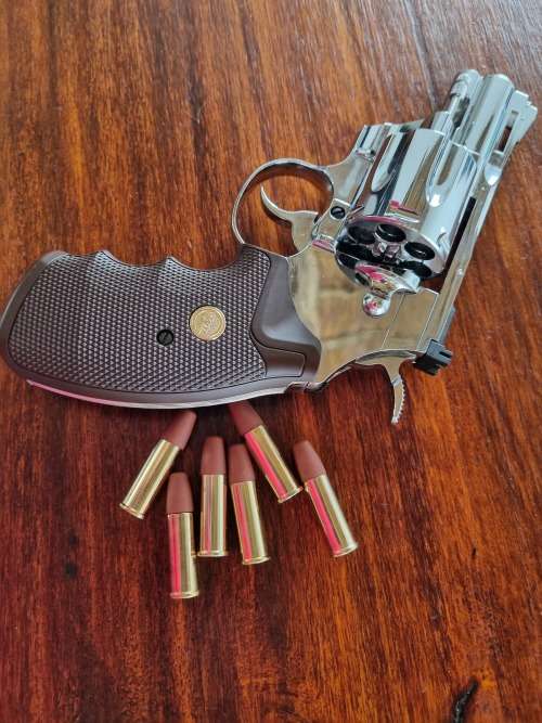 MODEL 357 FULL STEEL CO2 BB REVOLVER - NEW -BOXED