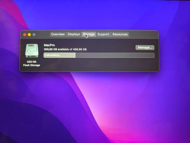MAC BOOK PRO - 500Gb ROM, 8Gb RAM