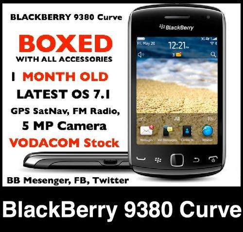 BLACKBERRY 9380 Curve - BOXED,WITH ALL ACCESSORIES