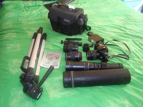 Canon EOS3000 Film camera combo