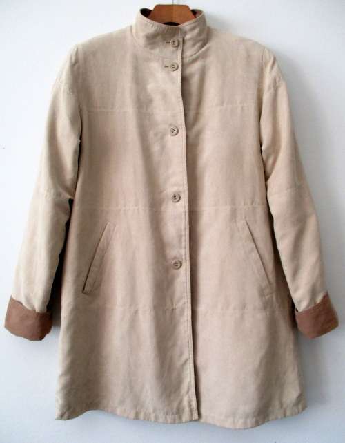 QUEENSPARK LUXURIOUS ULTRA SOFT SUEDE COAT Size M