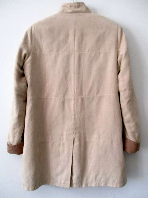 QUEENSPARK LUXURIOUS ULTRA SOFT SUEDE COAT Size M