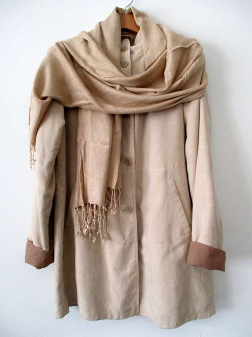 QUEENSPARK LUXURIOUS ULTRA SOFT SUEDE COAT Size M