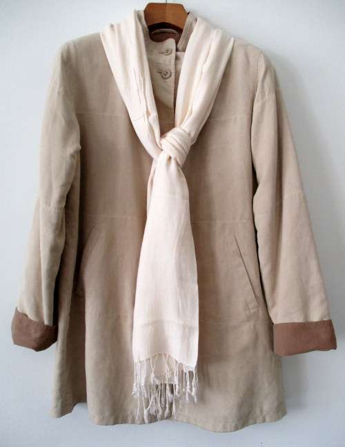 QUEENSPARK LUXURIOUS ULTRA SOFT SUEDE COAT Size M