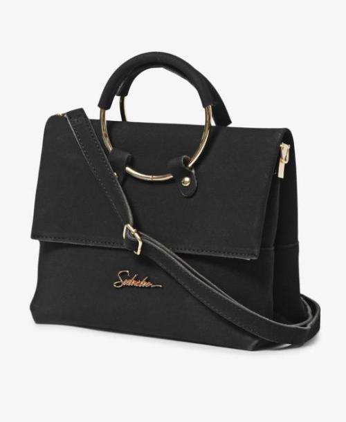 COMBO DEAL!!!  Sissy Boy Gladiator Heels - Black & Crossbody Bag