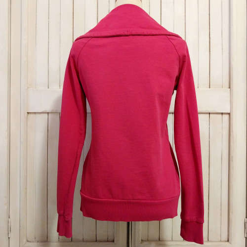 H&M FUNNEL NECK SWEATSHIRT (BRIGHT PINK)