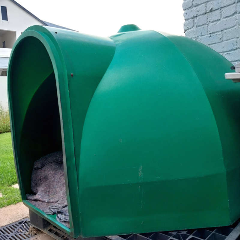 JOJO DOG KENNEL IGLOO - GREEN (EXTRA LARGE)