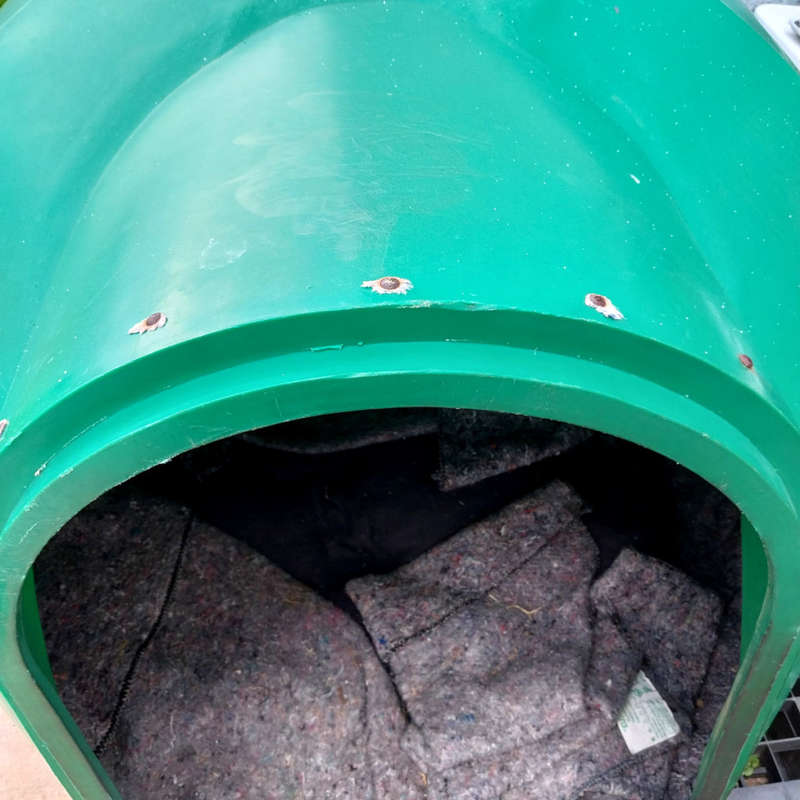 JOJO DOG KENNEL IGLOO - GREEN (EXTRA LARGE)