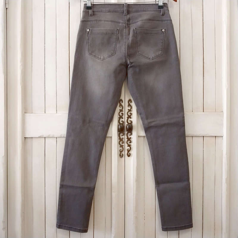 ONLY LOW-RISE STRETCH SKINNY JEANS - GREY WASH