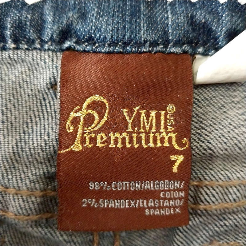 YMI PREMIUM LOW-RISE FIT & FLARE STRETCH JEANS - VINTAGE WASH
