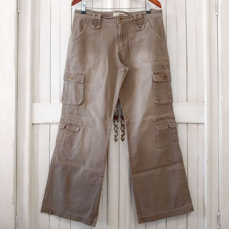 JEEP CARGO/UTILITY PANTS - ARMY GREEN/KHAKI