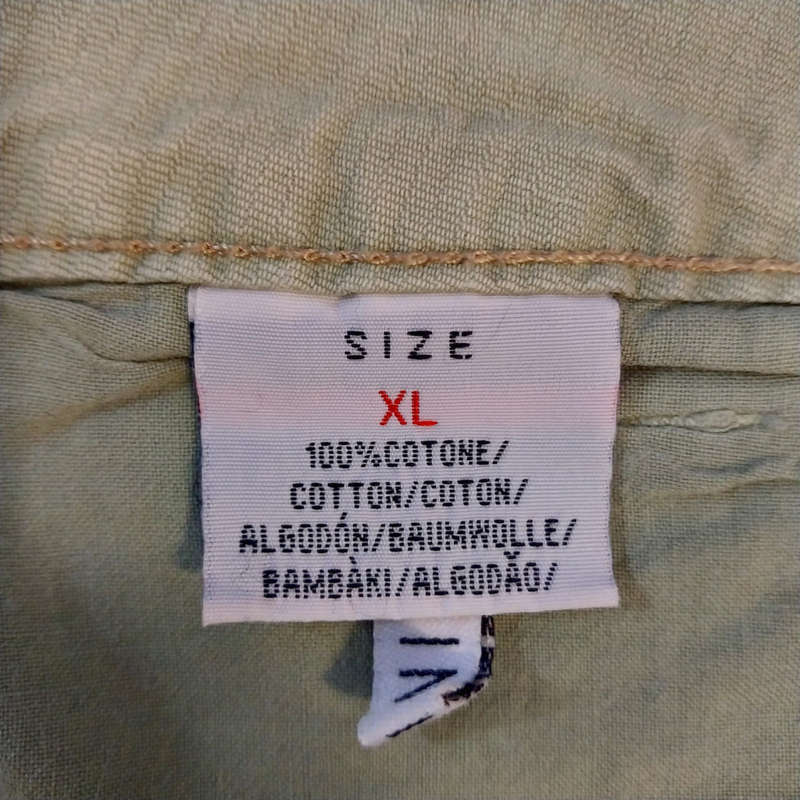 HANSELL JEANS LOW-RISE CARGO/UTILITY PANTS - KHAKI GREEN