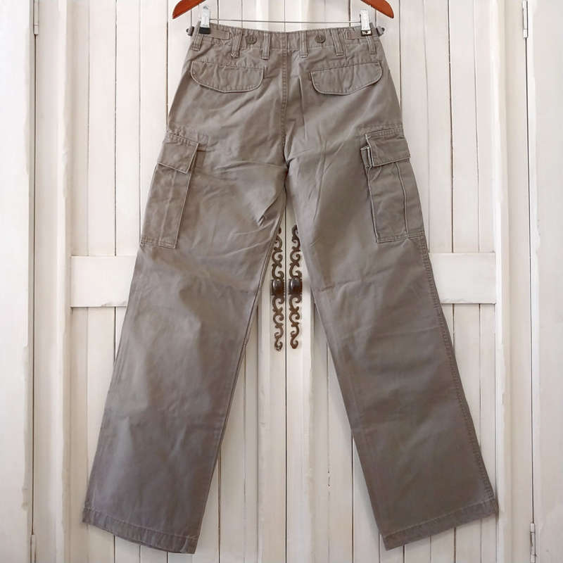 IMPORTED MOLECULE MID-RISE CARGO/UTILITY PANTS - GREY